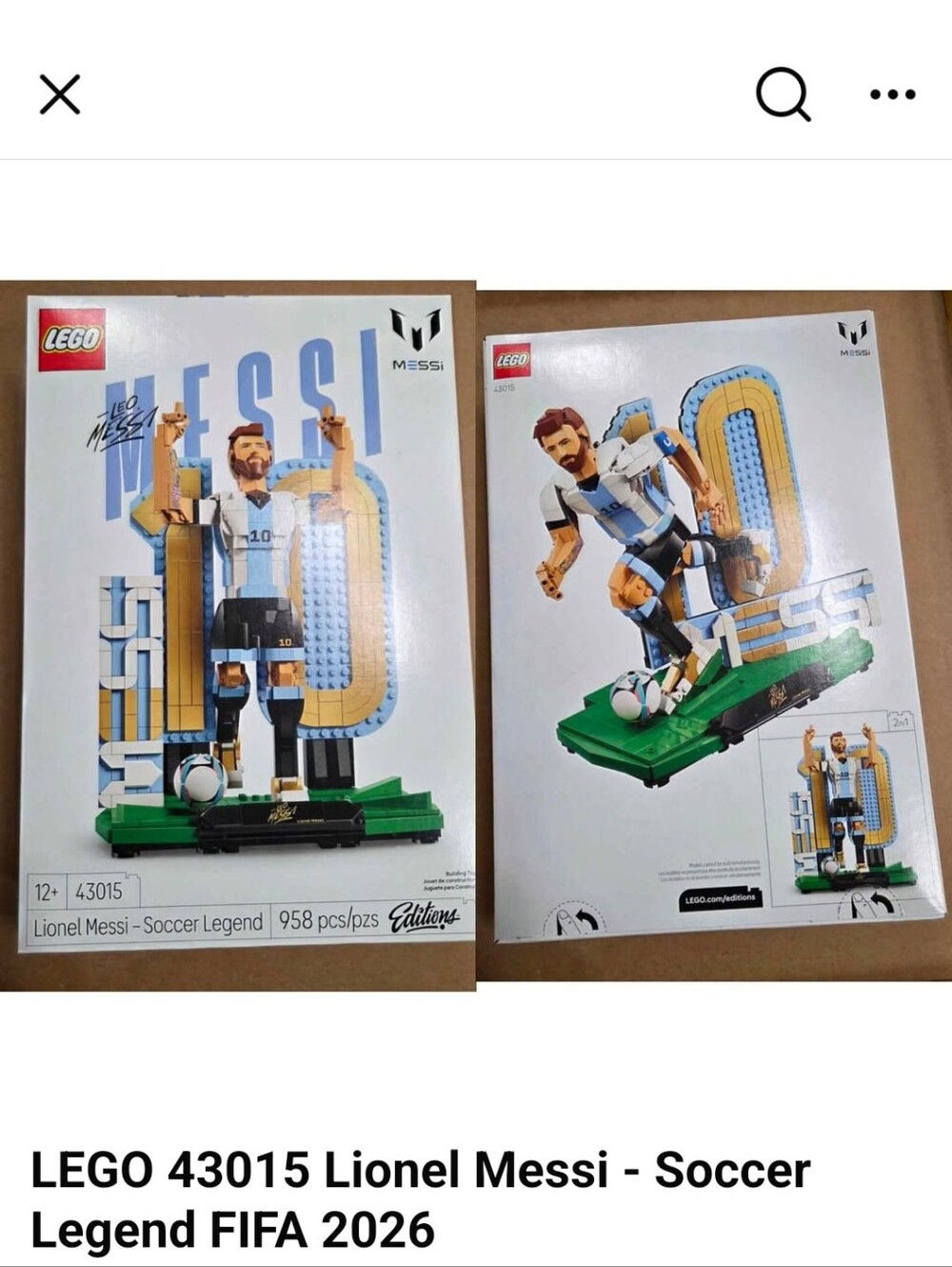 LEGO Messi SEALED+Gaturro SOCCER Special Edition+ NEW Album & 35 STICKERS